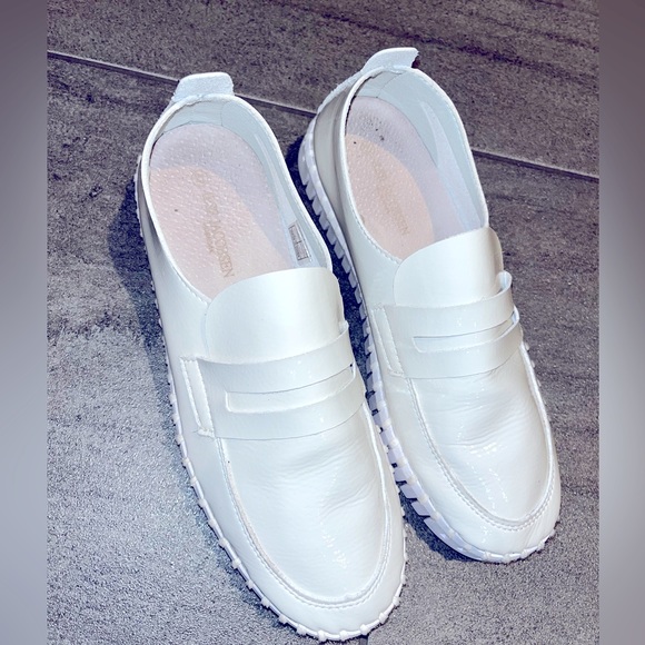 Ilse Jacobson White Patent Leather Loafer - Picture 4 of 4